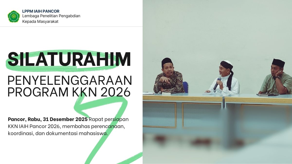 Rapat Silaturahim Penyusunan Penyelenggaraan Kuliah Kerja Nyata (KKN) IAIH Pancor Tahun Akademik 2026