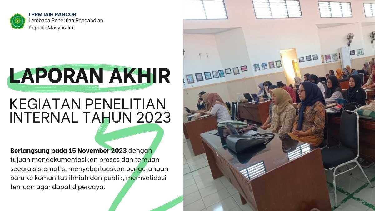 Kegiatan Penelitian Internal IAI Hamzanwadi Pancor Lombok Timur Tahun 2023